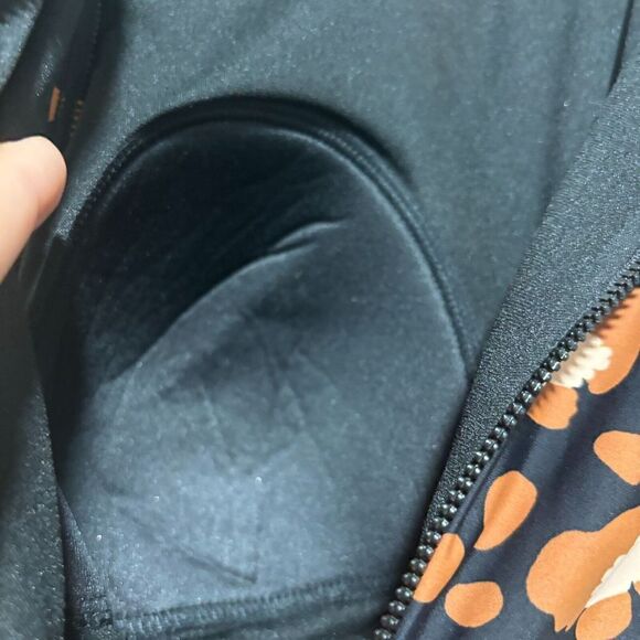 Shade & Shore One Piece Animal Print Built In Bra Lined Cheeky Swimsuit Large - Picture 8 of 11